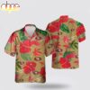 San Francisco 49ers Hibiscus Hawaiian Shirt