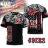 San Francisco 49ers NFL Veteran Suicide Awareness 3D Shirt For Fans