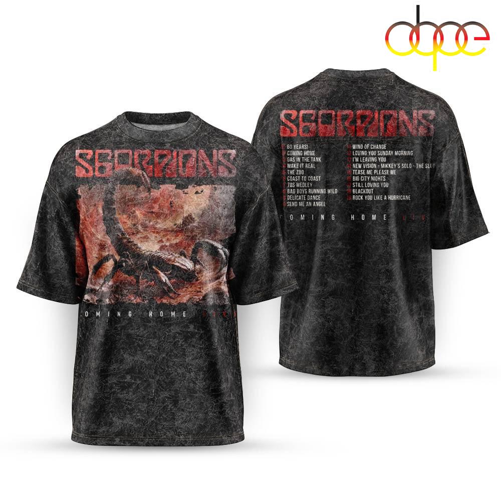 Scorpions Band European Tour 3D Shirt