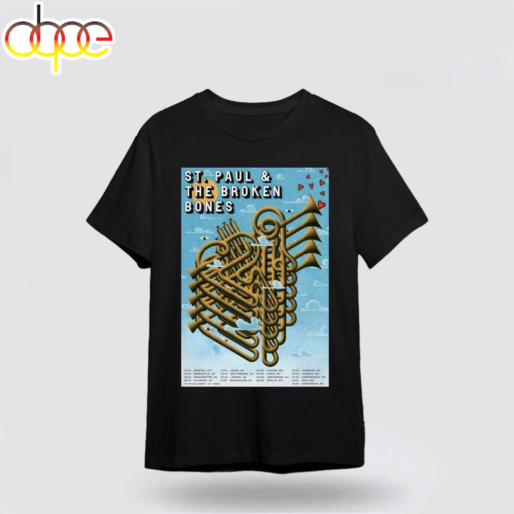 St. Paul & The Broken Bones EU 2026 Unisex T-Shirt For Fans