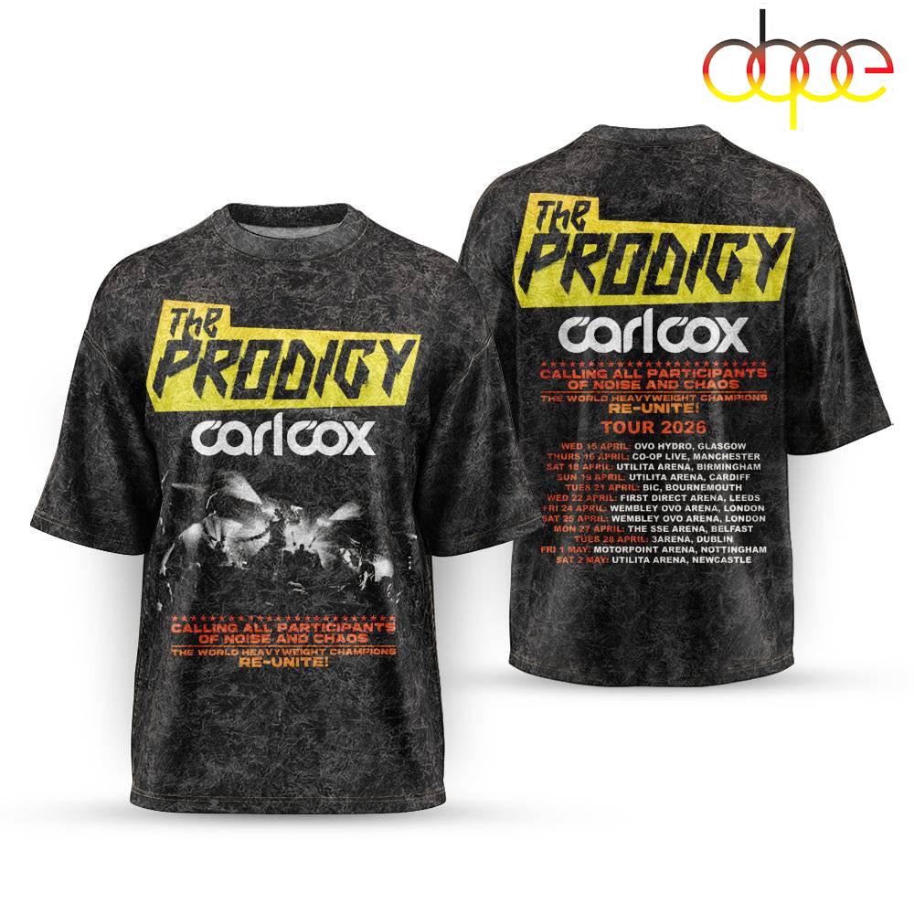 The Prodigy UK & Ireland Arena Tour Music 2026 All Over Print Shirt For Fans