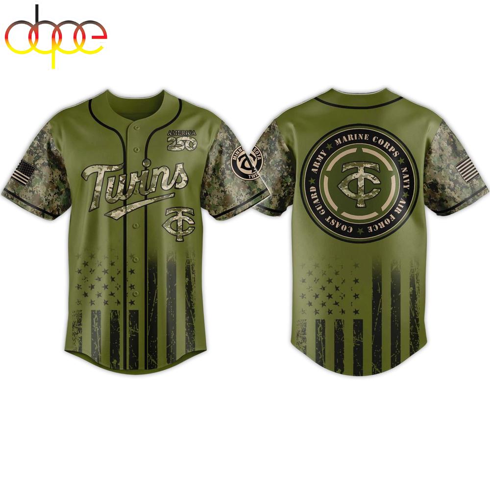 2026 Twins Military Appreciation Baseball Jersey Shirt