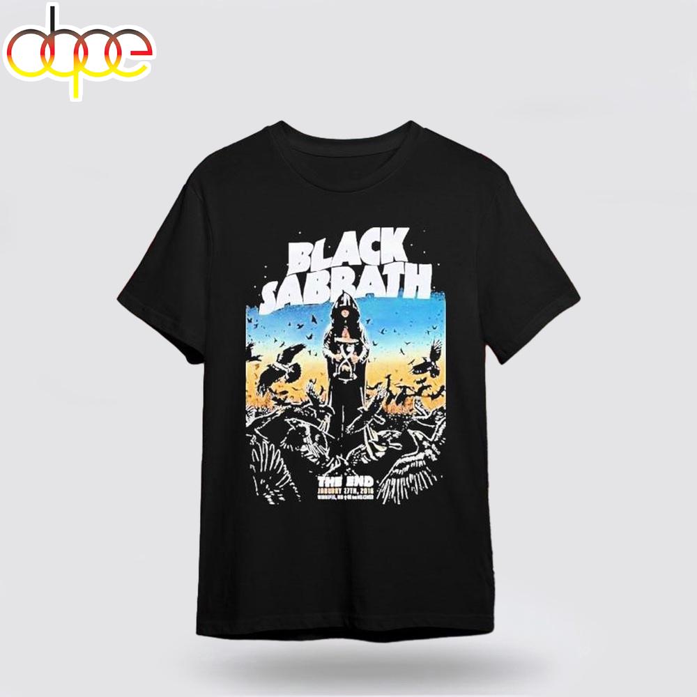 Black Sabbath The End Tour Winnipeg Minnesota January 27 2026 Unisex T-Shirt