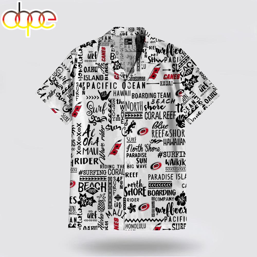 Carolina Hurricanes Storm Surge Hawaiian Shirt