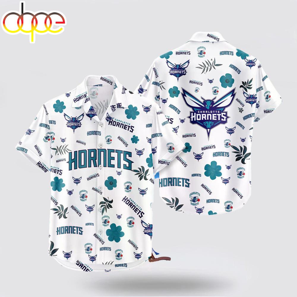 Charlotte Hornets Hawaiian Shirt