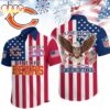 Chicago Bears NFL Liberty Eagle Patriotic Hawaiian Shirt