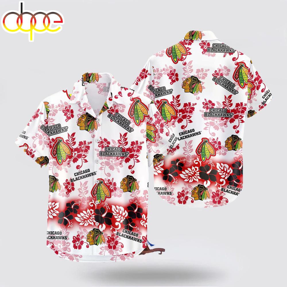 Chicago Blackhawks Aloha Paradise Hawaiian Shirt