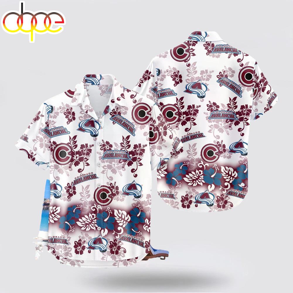 Colorado Avalanche Aloha Paradise Hawaiian Shirt