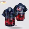 Columbus Blue Jackets Coconut Tree Hawaiian Shirt Columbus Blue Jackets Coconut Tree Hawaiian Shirt