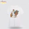 Cowboy Chasing Easter Bunny With Eggs Shirt