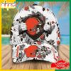 Custom Name Chicago Browns NFL Hawaiian Pattern Classic Baseball Cap