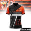 Custom Name Cincinnati Bengals NFL Inspired 3D Polo Shirt Custom Name Cincinnati Bengals NFL Inspired 3D Polo Shirt