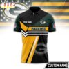 Custom Name Green Bay Packers NFL Inspired 3D Polo Shirt Custom Name Green Bay Packers NFL Inspired 3D Polo Shirt