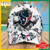 Custom Name Houston Texas NFL Hawaiian Pattern Classic Baseball Cap Custom Name Houston Texas NFL Hawaiian Pattern Classic Baseball Cap