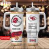 Custom Name Kansas City Chiefs Champion Claw Tumbler 40Oz Handle