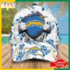 Custom Name Los Angeles Chargers NFL Hawaiian Pattern Classic Baseball Cap