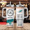 Custom Name Miami Dolphins Champion Claw Tumbler 40Oz Handle