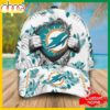 Custom Name Miami Dolphins NFL Hawaiian Pattern Classic Baseball Cap