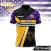 Custom Name Minnesota Vikings NFL Inspired 3D Polo Shirt