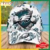 Custom Name Philadelphia Eagles NFL Hawaiian Pattern Classic Baseball Cap Custom Name Philadelphia Eagles NFL Hawaiian Pattern Classic Baseball Cap