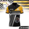 Custom Name Pittsburgh Steelers NFL Inspired 3D Polo Shirt Custom Name Pittsburgh Steelers NFL Inspired 3D Polo Shirt