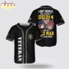 Custom Never Underestimate An Old Man With A DD-214 Veteran Baseball Jersey Shirt Custom Never Underestimate An Old Man With A DD-214 Veteran Baseball Jersey Shirt