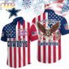 Dallas Cowboys NFL Liberty Eagle Patriotic Hawaiian Shirt