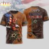 Dallas Stars NHL Made In America 250 Years of America 3D Shirt
