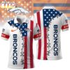 Denver Broncos NFL Freedom American Polo Shirt For Fans