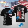 Detroit Lions NFL We The People USA 250th Anniversary 3D Shirt For Fans