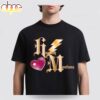 Disney Hannah Montana 20th Anniversary Thunderbolt Heart Unisex T-Shirt