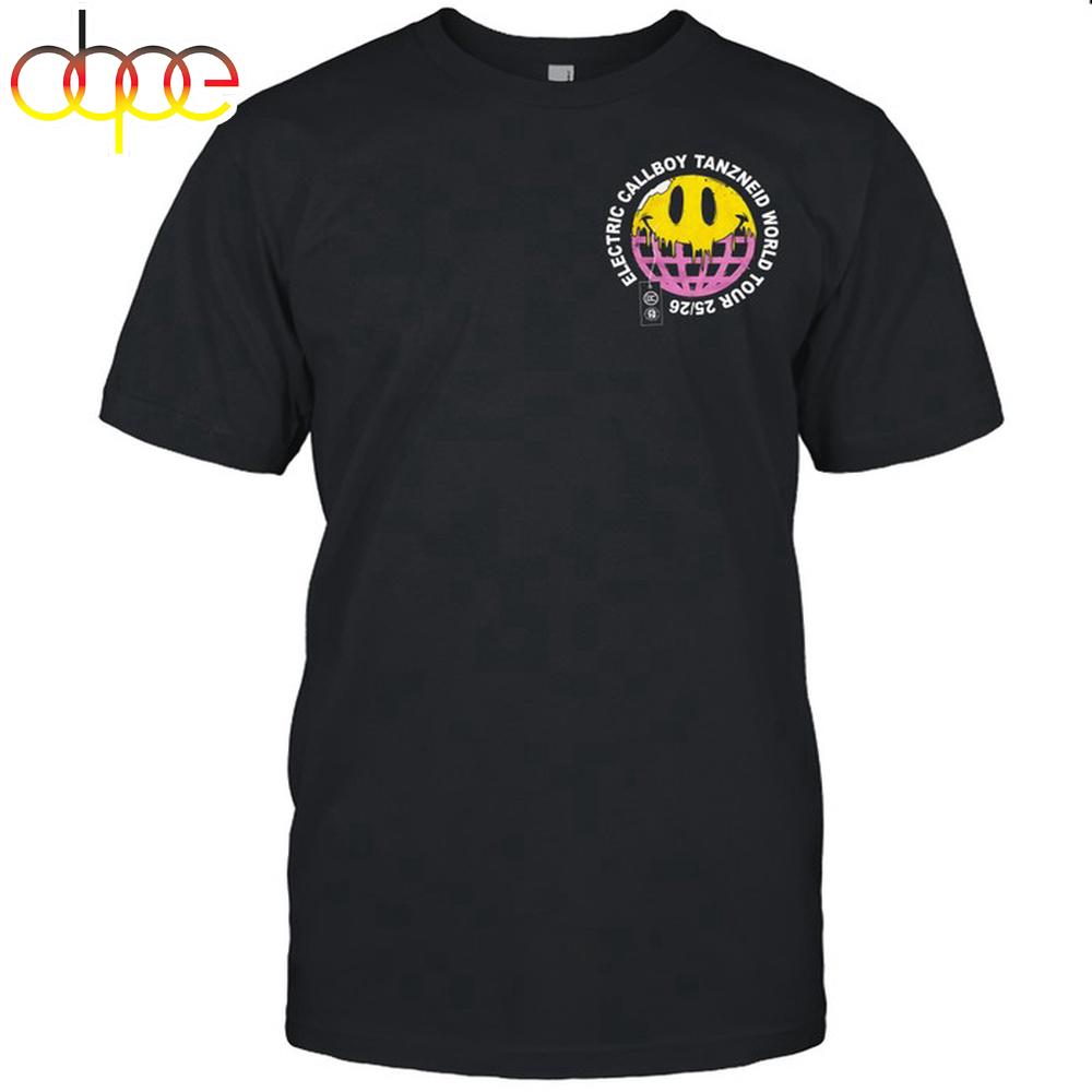 Electric Callboy Tanzneid World Tour 2025 2026 Globe Unisex T-Shirt For Fans