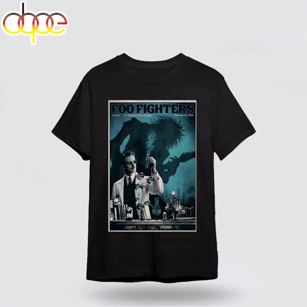 Foo Fighters Event London UK Feb 25 2026 Poster Unisex T-Shirt For Fan