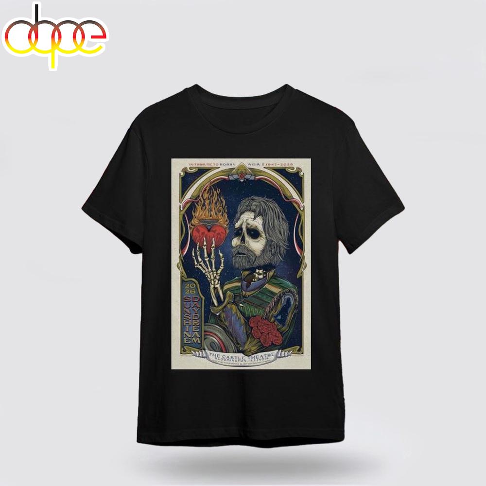 Grateful Dead Bobby Weir The Castle Theatre Bloomington, IL Jan 30 2026 Unisex T-Shirt