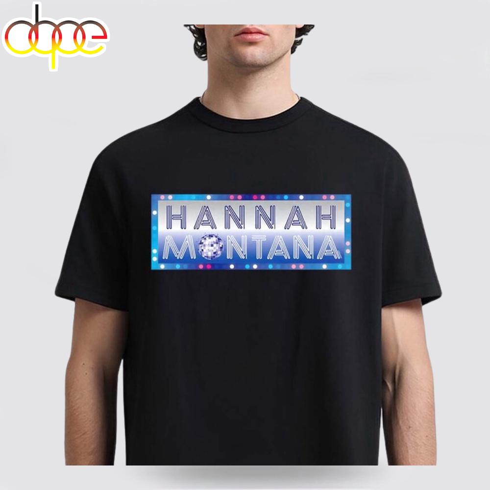 Hannah Montana 20 Years Anniversary Disco Lights Billboard Unisex T-Shirt