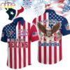 Houston Texans NFL Liberty Eagle Patriotic Hawaiian Shirt