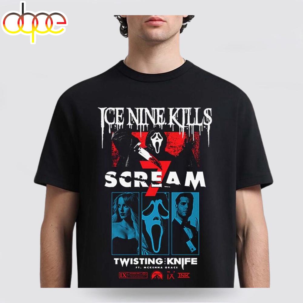 Ice Nine Kills Night Mare On The Knife Part 2 Scream 7 Ghost Face Unisex T-Shirt