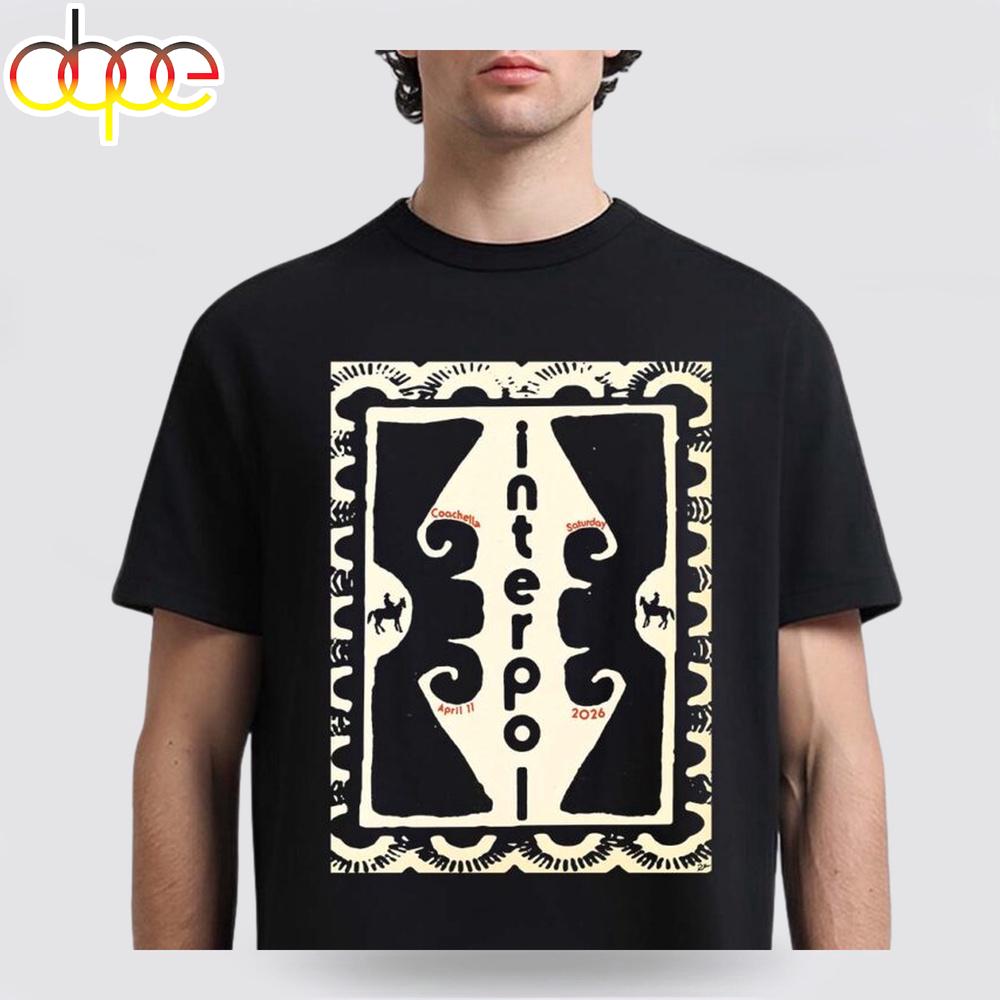 Interpol Coachella Night 1 Unisex T-Shirt