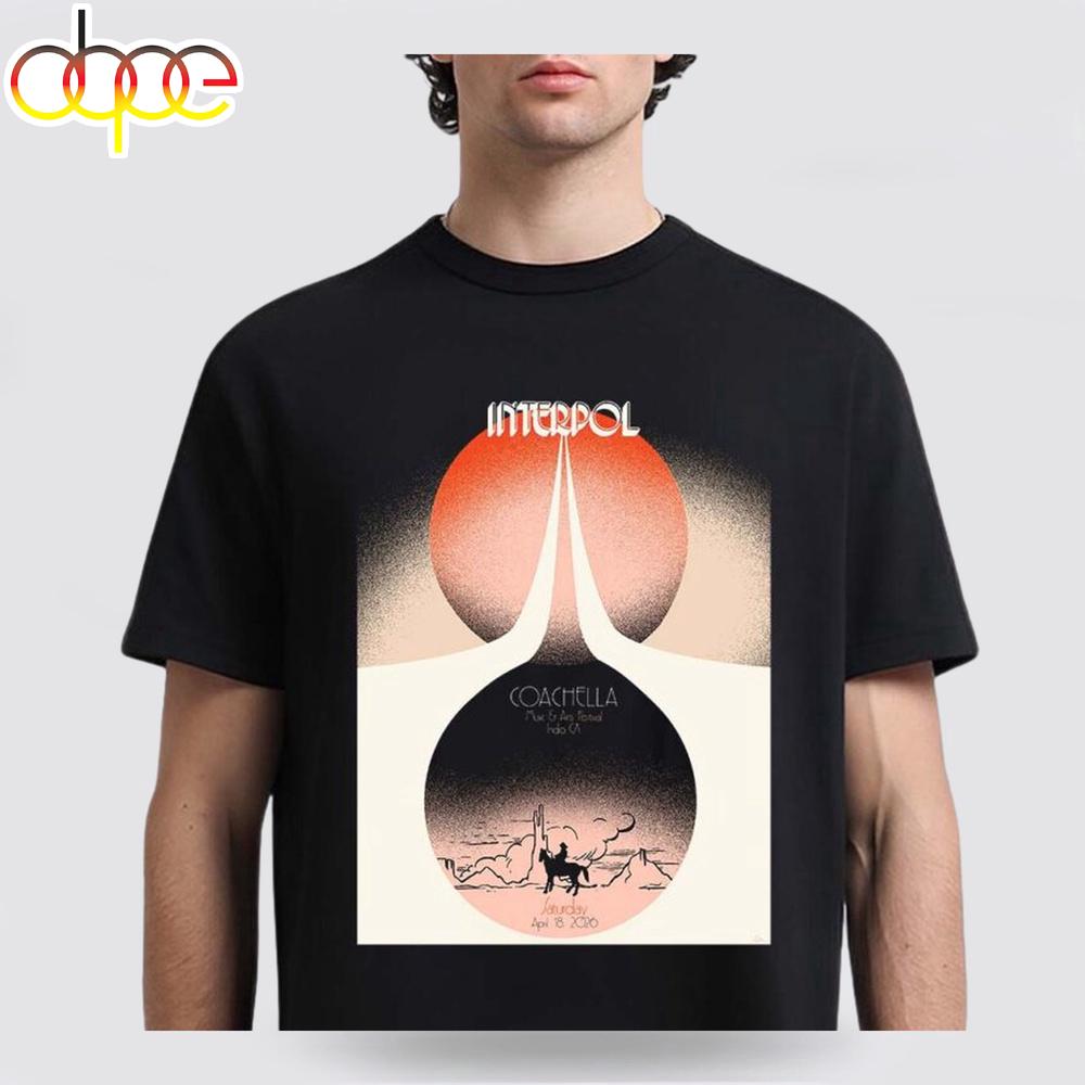 Interpol Coachella Night 2 Unisex T-Shirt
