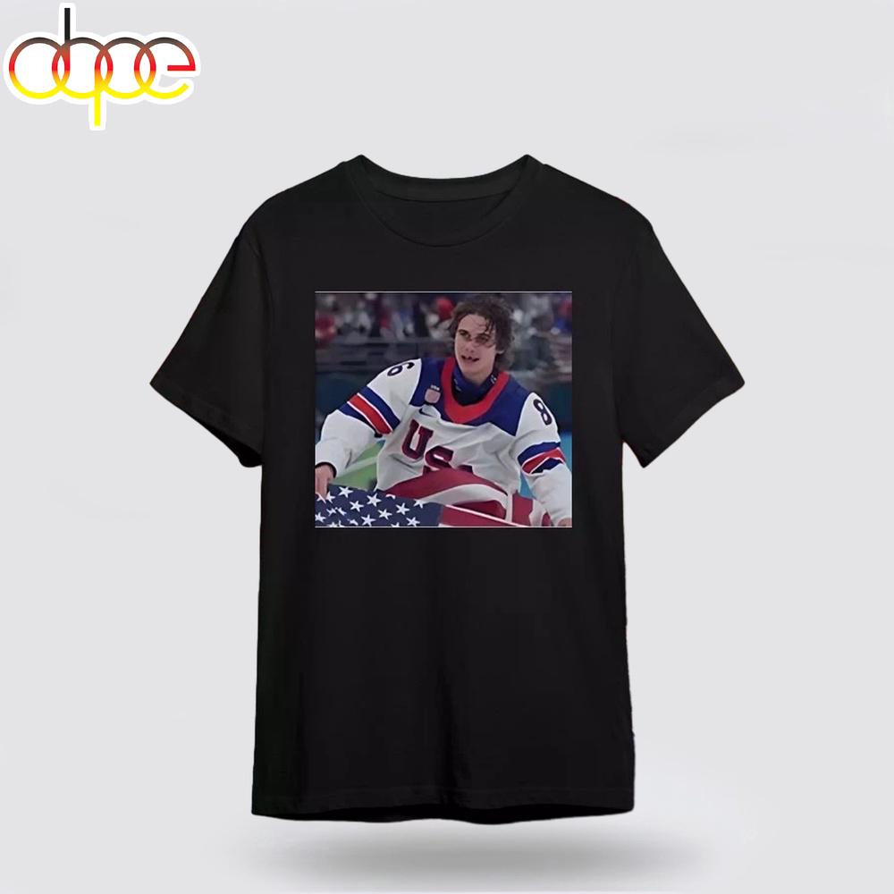 Jack Hughes USA Hockey Photo Unisex T-Shirt