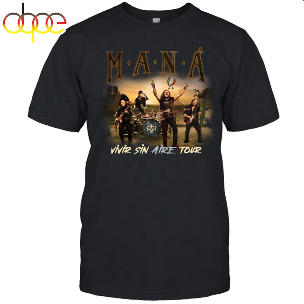 Maná Vivir Sin Aire Tour Unisex T-Shirt Maná Vivir Sin Aire Tour Unisex T-Shirt