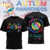 Miami Dolphins NFL Autism Awareness Teacher 3D Shirt Miami Dolphins NFL Autism Awareness Teacher 3D Shirt
