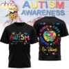 Minnesota Vikings NFL Autism Awareness Teacher 3D Shirt