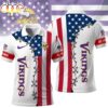 Minnesota Vikings NFL Freedom American Polo Shirt For Fans Minnesota Vikings NFL Freedom American Polo Shirt For Fans