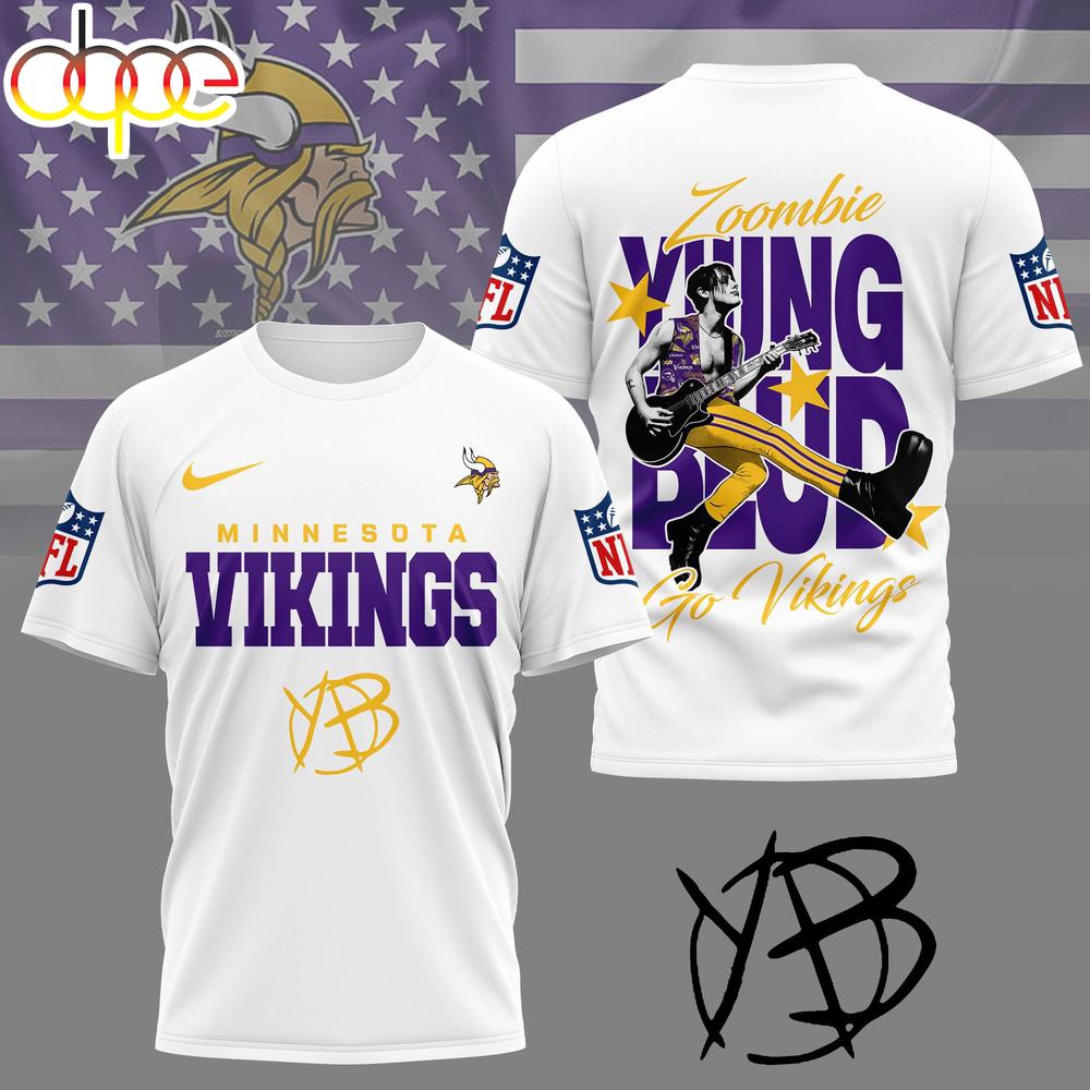 Minnesota Vikings NFL Yungblud Fan 3D Shirt NY For Fans