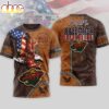 Minnesota Wild NHL Made In America 250 Years of America 3D Shirt
