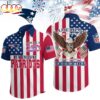 New England Patriots NFL Liberty Eagle Patriotic Hawaiian Shirt