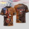 New York Islanders NHL Made In America 250 Years of America 3D Shirt