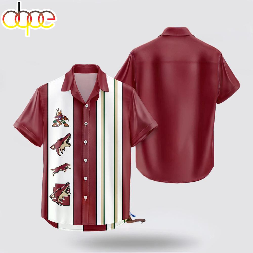 NHL Arizona Coyotes Classic Color Contrast Hawaiian Shirt