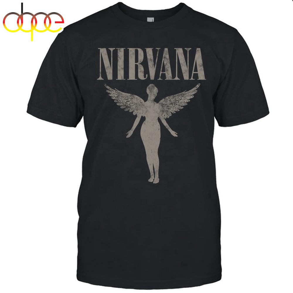 Nirvana Utero Tour Grunge Kurt Cobain Angelic Unisex T-Shirt For Fans